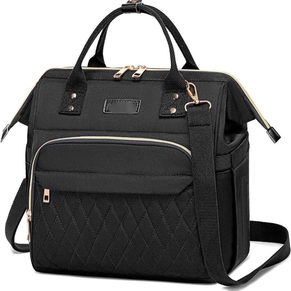 Insulated Box Purse Leakproof Wide-Open Lonchera Lunchbag Tote With Pockets And